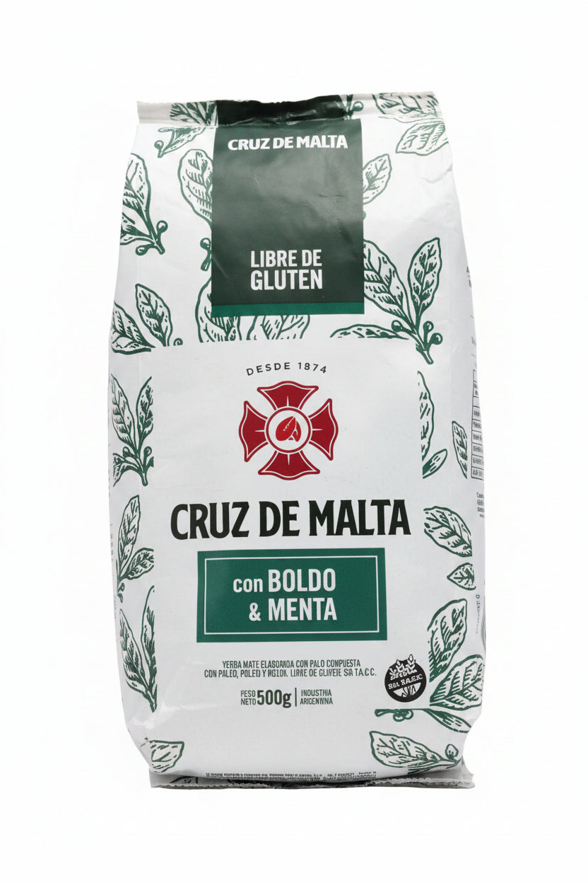 Yerba Mate Cruz de Malta Boldo y Menta